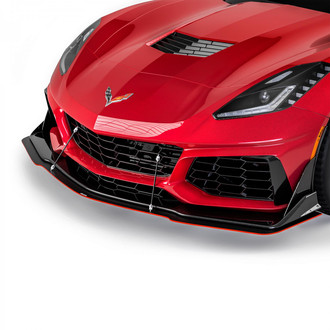 Vicrez® - ZR1 Style Front Bumper Splitter with Support Rods