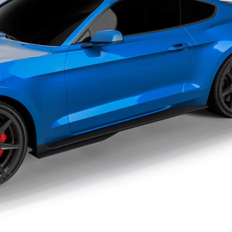 Vicrez® - GT500 Style Black Side Skirt Rocker Panels