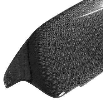 Vicrez® - Hellcat Redeye Style Gloss Honeycomb Carbon Fiber Rear Trunk Lip Spoiler with Camera Hole