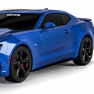 Vicrez® - V2R Style Black Side Skirt Splitters
