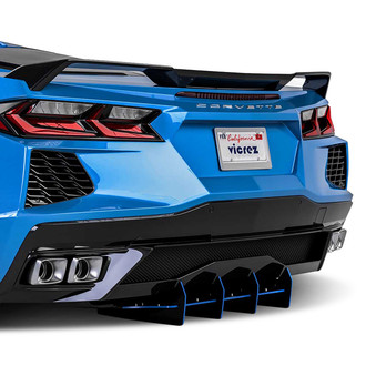 Vicrez® - 160LV Style Black Rear Diffuser