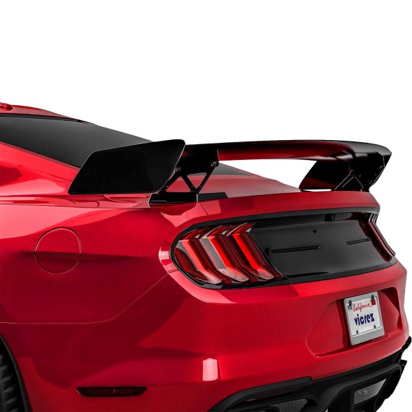 Vicrez® - GT500 Track Pack Style Gloss Black Rear Trunk Wing Spoiler