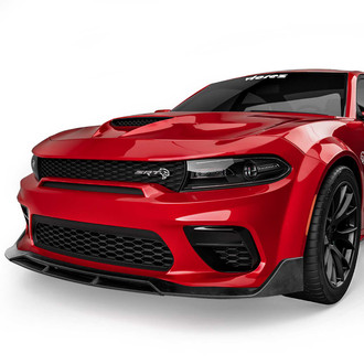 Vicrez® - V3R Style Matte Black Front Bumper Lip (Unpainted)