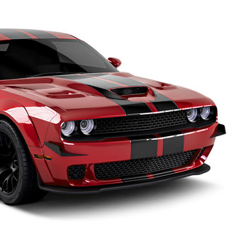 Vicrez® - 2LV Style Urban Camo Front Bumper Canards