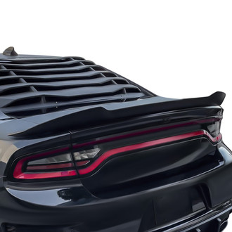 Vicrez® - V5R Style Matte Black Rear Lip Spoiler