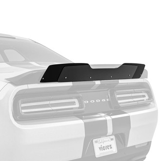 Vicrez® - V1R Style Carbon Flash Metallic Rear Wicker Bill Add-on Spoiler