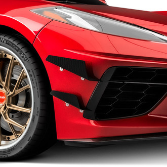 Vicrez® - 4VR + 3VR Style Urban Camo Front Bumper Canards