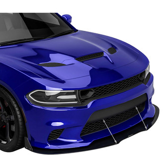 Vicrez® - V3R Style Urban Camo Front Bumper Splitter with Support Rods