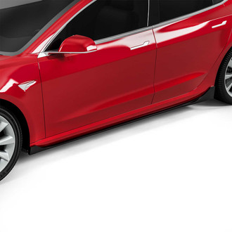 Vicrez® - V3R Style Gloss Black Side Skirts