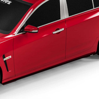 Vicrez® - TR1 Style Black Side Skirt Splitters