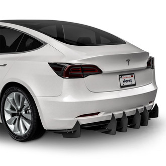 Vicrez® - Centa VR2 Style Black Rear Diffuser