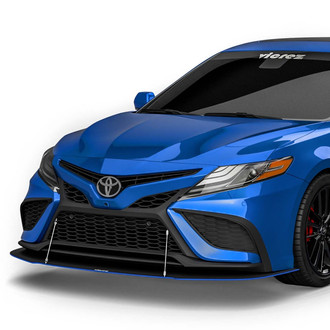 Vicrez® - VZ3 Style Urban Camo Front Bumper Lip Splitter with Support Rods