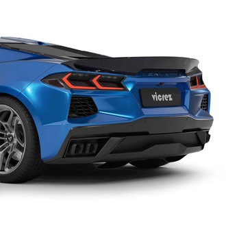 Vicrez® - V3R Style Carbon Fiber Rear Wing Spoiler