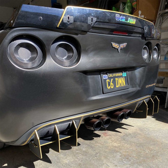 Vicrez® - Centa VR2 Style Urban Camo Rear Diffuser