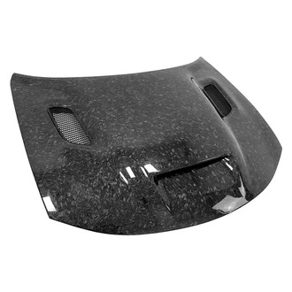 Vicrez® - Redeye Style Gloss Forged Carbon Fiber Hood with Air Vent Scoop