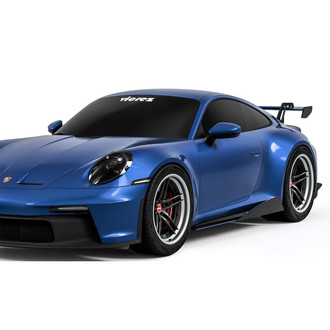 Vicrez® - Uruzo Style Matte Black Side Skirt Splitters