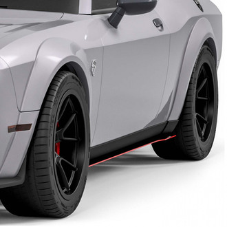 Vicrez® - V2R Style Side Skirt Splitters
