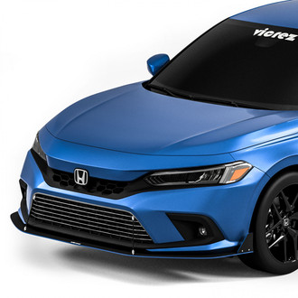 Vicrez® - LV1 Style Front Bumper Splitter with Support Rods