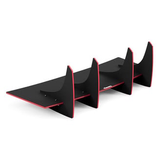 Vicrez® - Genali VR4 Style Matte Black Rear Diffuser