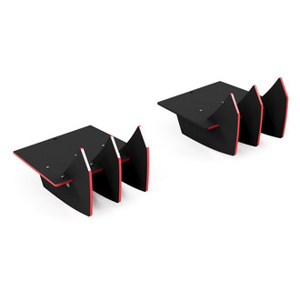 Vicrez® - Centa VR2 Style Urban Camo Rear Diffuser