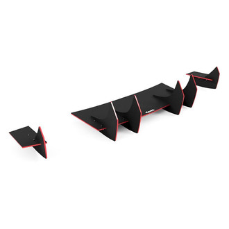 Vicrez® - Centa VR2 Style Satin Black Rear Diffuser