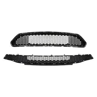 Vicrez® - Bullitte Style Black Mesh Upper and Lower Main Grille