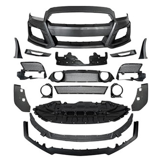 Vicrez® - Front Bumper with Grille Light Hole (Unpainted)