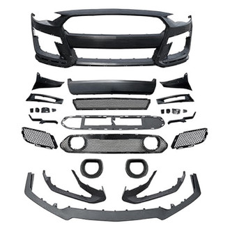 Vicrez® - Front Bumper with Grille Light Hole (Unpainted)