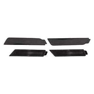 Vicrez® - Front and Rear Black Smoke LED Side Marker Lights