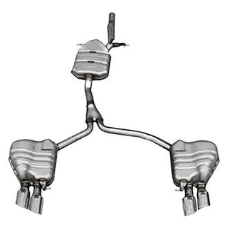 Vicrez® - Stainless Steel S5 Style Cat-Back Exhaust System with Quad Rear Exit