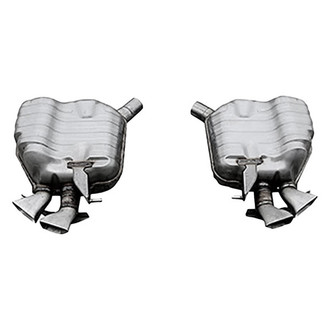 Vicrez® - Stainless Steel Axle-Back Exhaust System with Quad Rear Exit