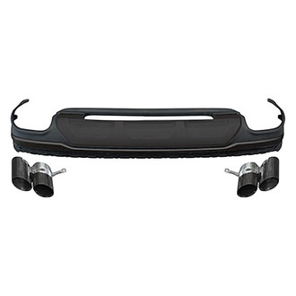 Vicrez® - SQ7 Style Rear Diffuser with Black Tips