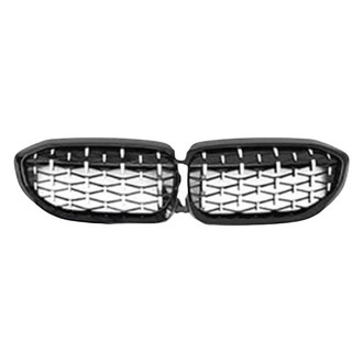 Vicrez® - 340 Style Gloss Black Mesh Main Grille