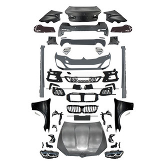 Vicrez® - Body Kit with Trunk Lid and Rear Fender (Unpainted)