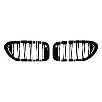 Vicrez® - 2-Pc Black Billet Main Grille