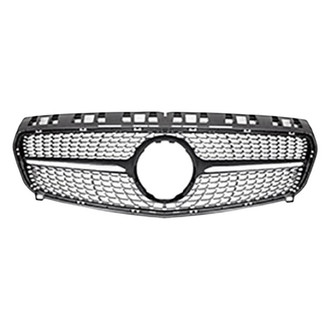 Vicrez® - Diamond Style Black Mesh Main Grille