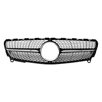 Vicrez® - Diamond Style Black Mesh Main Grille