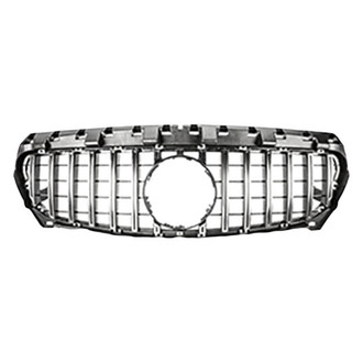 Vicrez® - GT Style Silver Mesh Main Grille