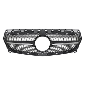 Vicrez® - Diamond Style Black Mesh Main Grille
