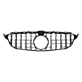 Vicrez® - GT Style Silver Mesh Main Grille