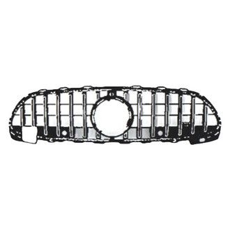 Vicrez® - AMG Style Silver Mesh Main Grille