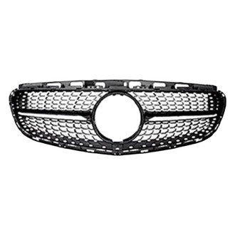 Vicrez® - Diamond Style Black Mesh Main Grille
