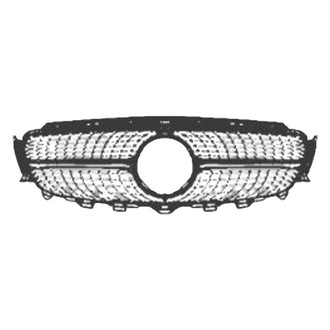 Vicrez® - Diamond Style Black Mesh Main Grille
