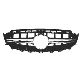 Vicrez® - AMG Style Silver Mesh Main Grille
