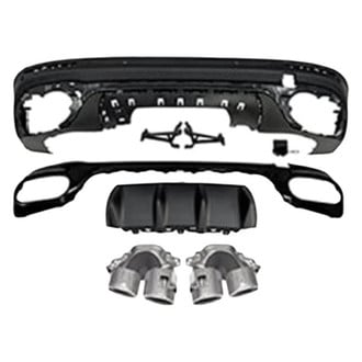 Vicrez® - GLB45 Style Rear Diffuser with Silver Tips