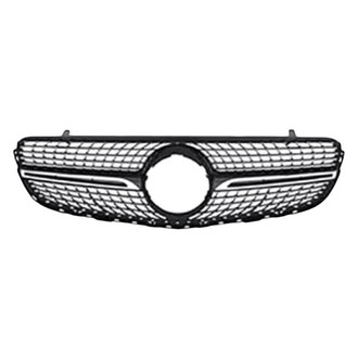 Vicrez® - Diamond Style Black Mesh Main Grille