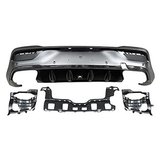 Vicrez® - GLE63 Coupe Style Rear Diffuser with Black Tips