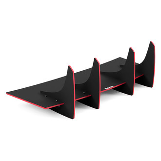 Vicrez® - Genali VR2 Style Matte Black Rear Diffuser