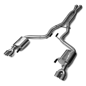 Vicrez® - EXG™ 304 SS Cat-Back Exhaust System with Quad Rear Exit
