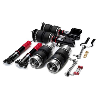 Vicrez® - 4.88" x 6.7" Front and Rear Monotube Adjustable Lowering Air Strut Kit